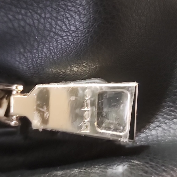 Black Bebe Tote with Gold Chain - Picture 8 of 8